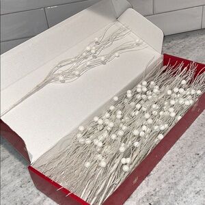 White Christmas tree decor